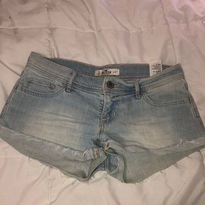 hollister jean shorts